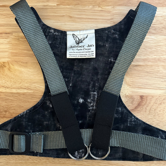 Multicolored dark print Size small