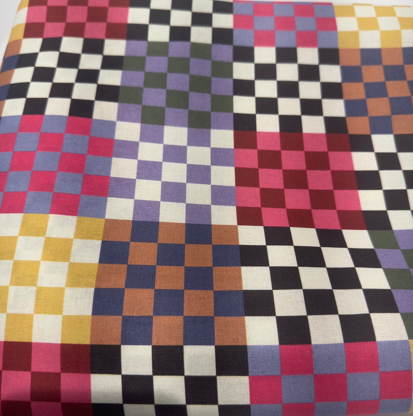 Orange & Pink Race Checkered